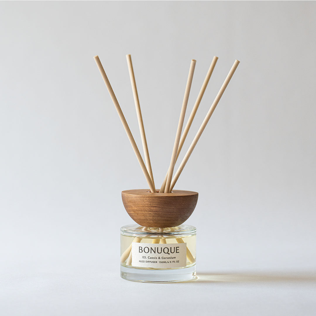Reed Diffuser -Basic Line- 03. Cassis & Geranium