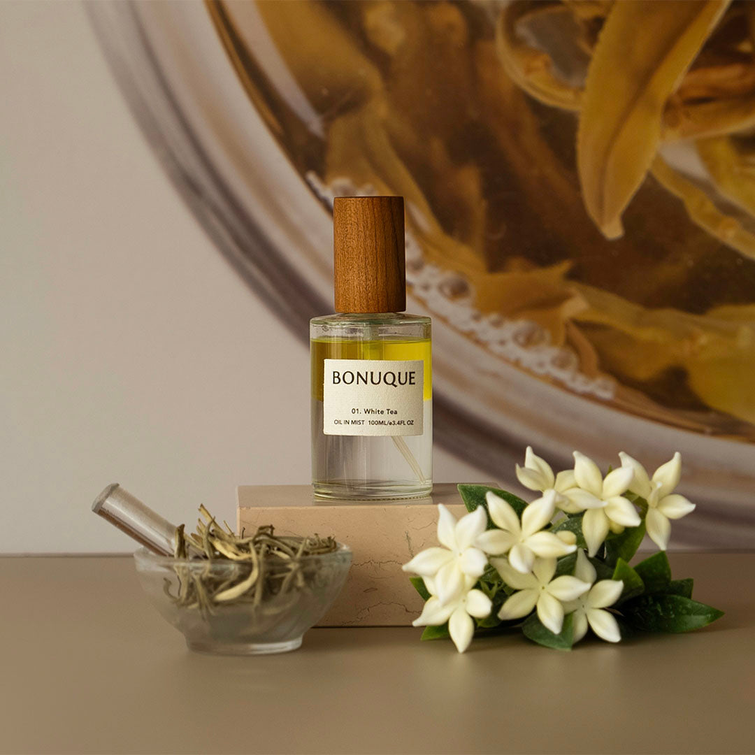 【リニューアル】FRAGRANCE OIL IN MIST (Hair & Body) 01.White Tea