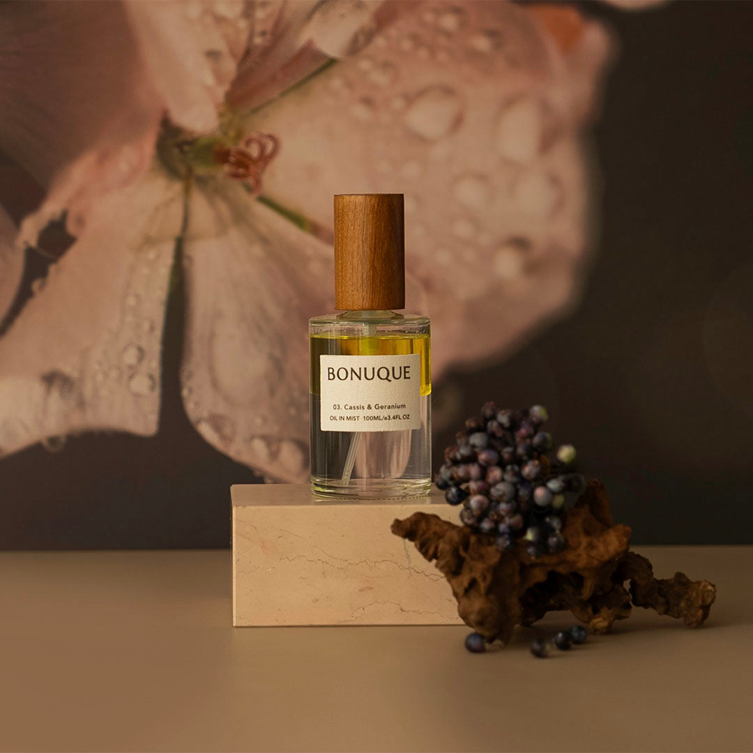【リニューアル】FRAGRANCE OIL IN MIST (Hair & Body) 03. Cassis & Geranium
