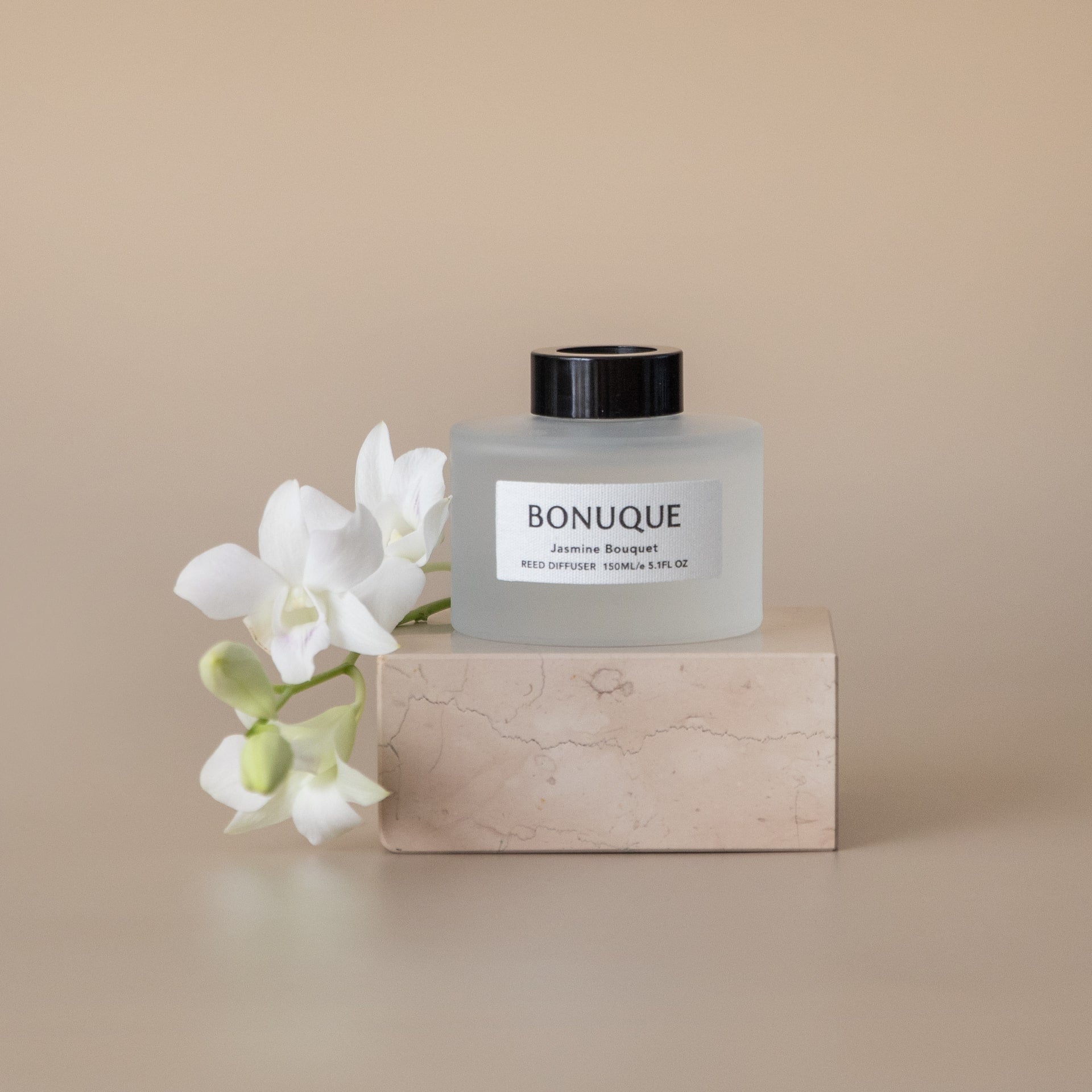 Reed Diffuser - White Line - Jasmine Bouquet (Refill)