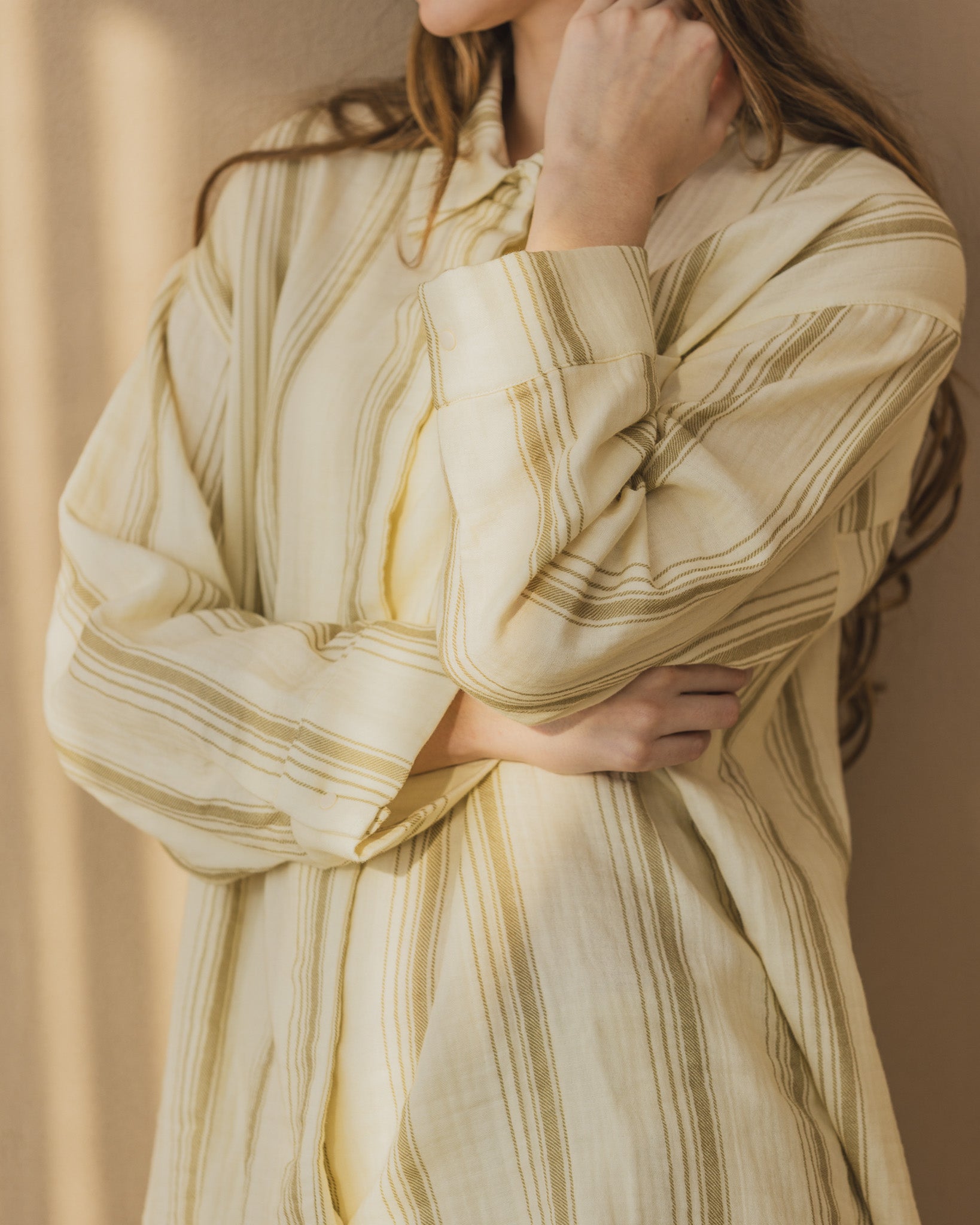 Triple Gauze Nightwear Stripe