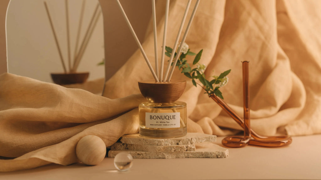未開封BONUQUEボヌークリードディフューザー white tea Reed Diffuser -Basic Line- 01. White Tea (Refill)