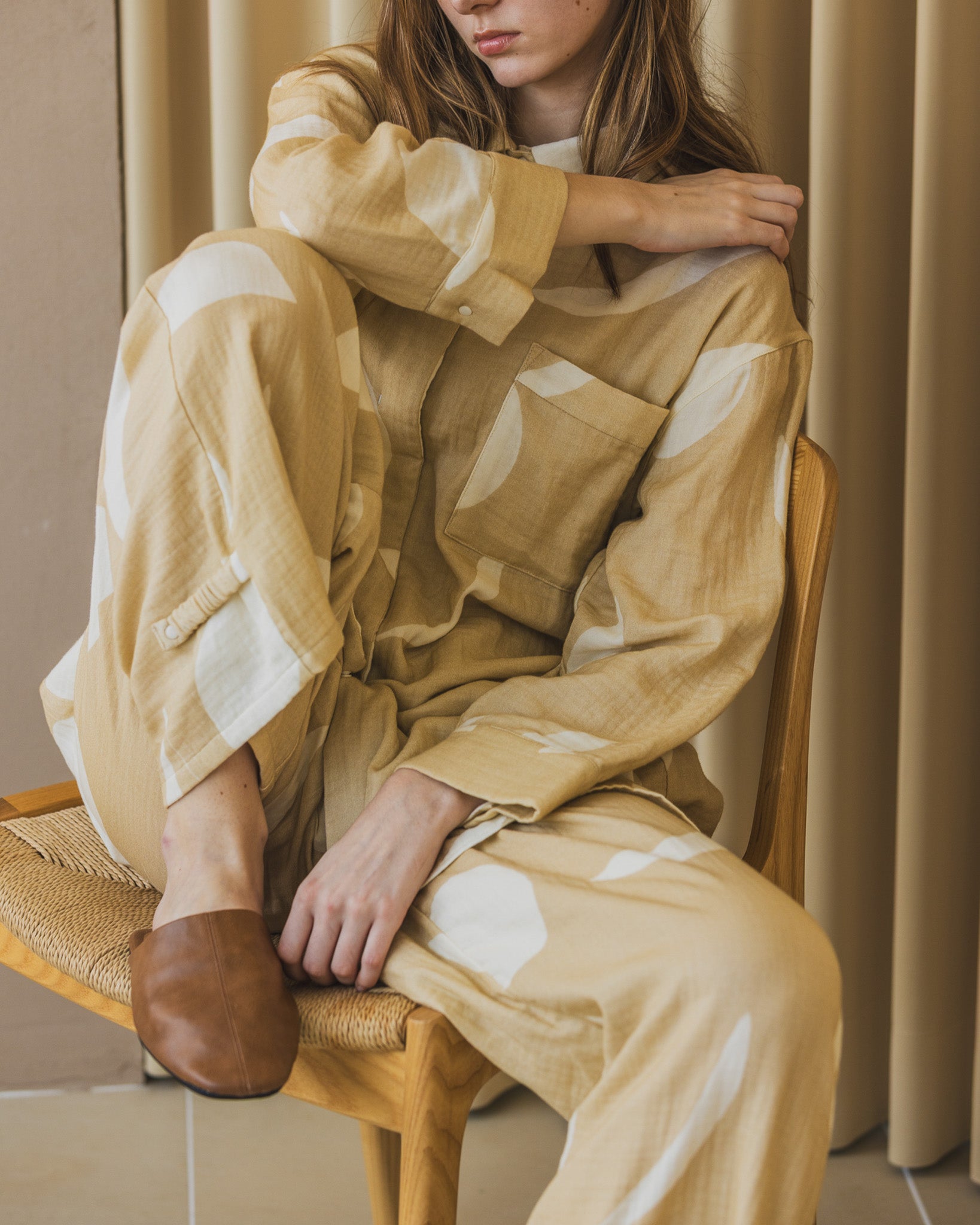 Renewal】Triple Gauze Nightwear Moon Phases