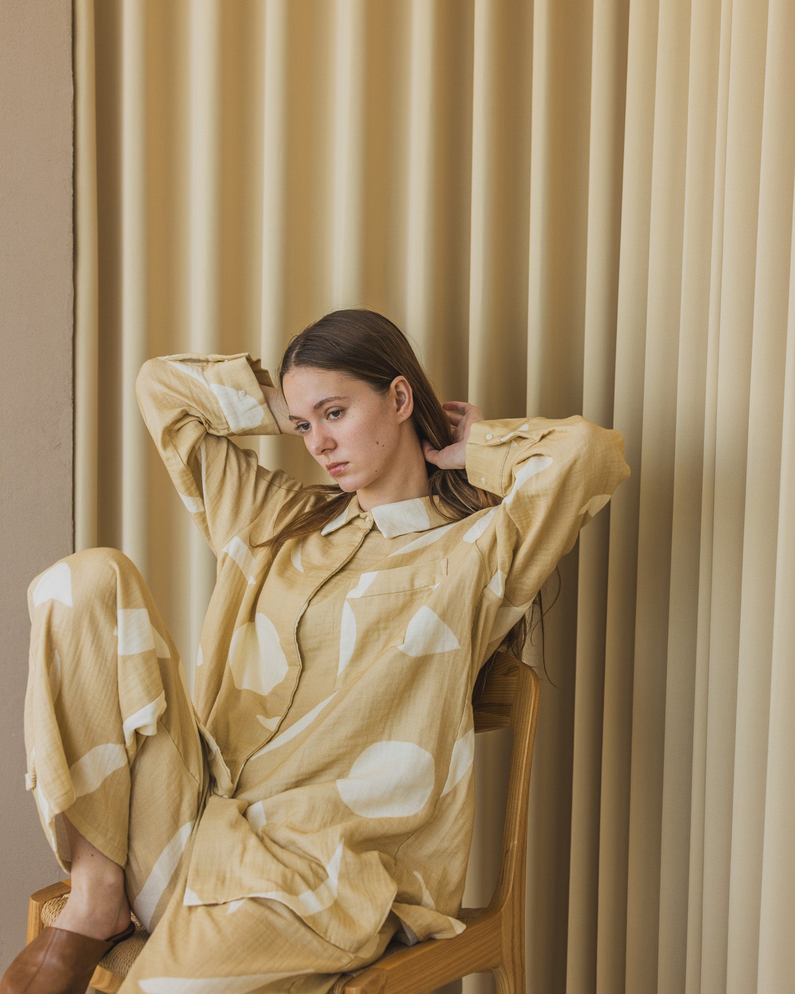 Renewal】Triple Gauze Nightwear Moon Phases