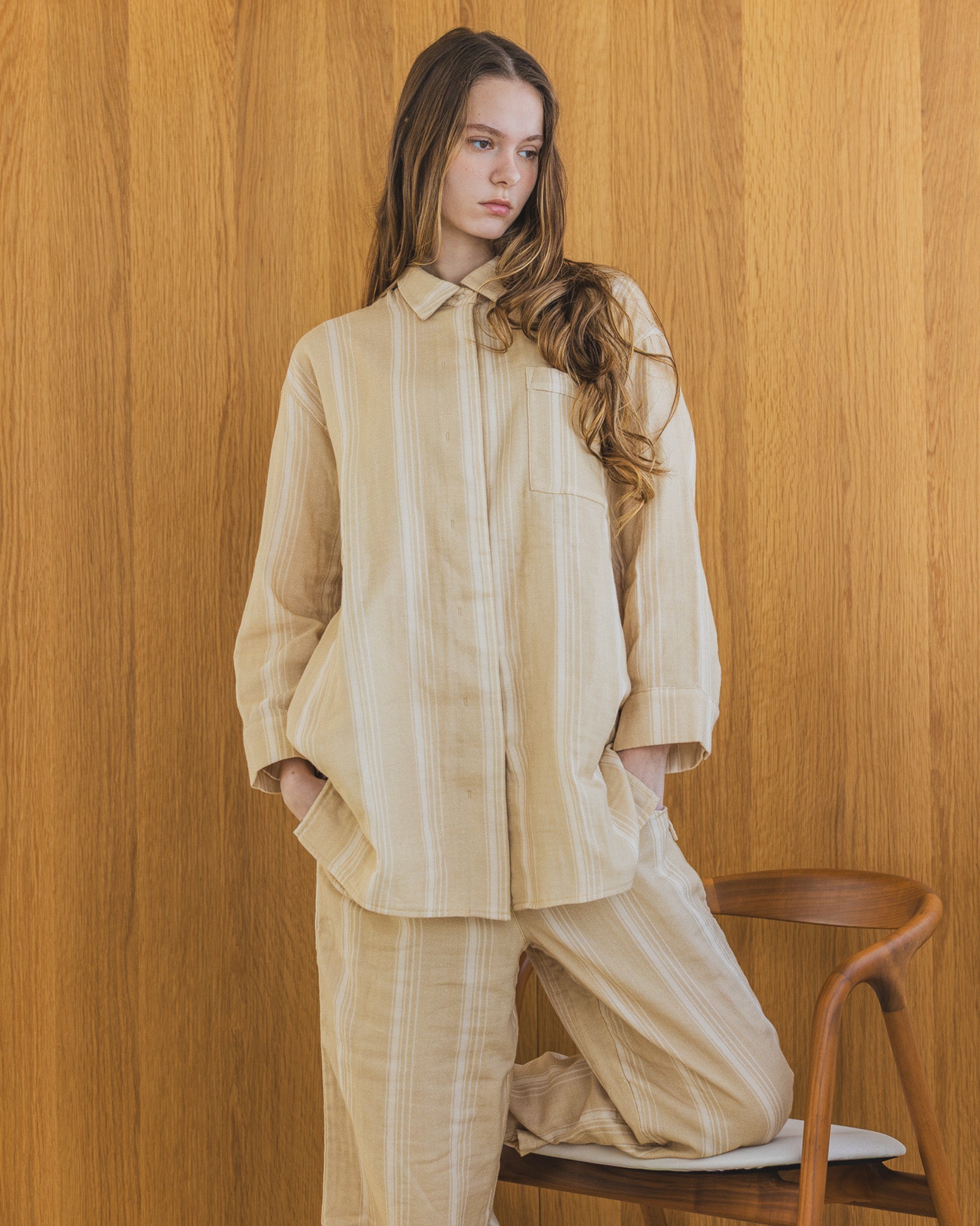 Triple Gauze Nightwear Stripe